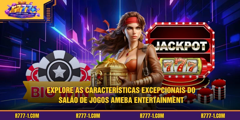 Explore as características excepcionais do salão de jogos Ameba Entertainment