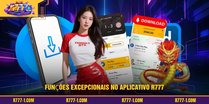 Funções excepcionais no aplicativo R777