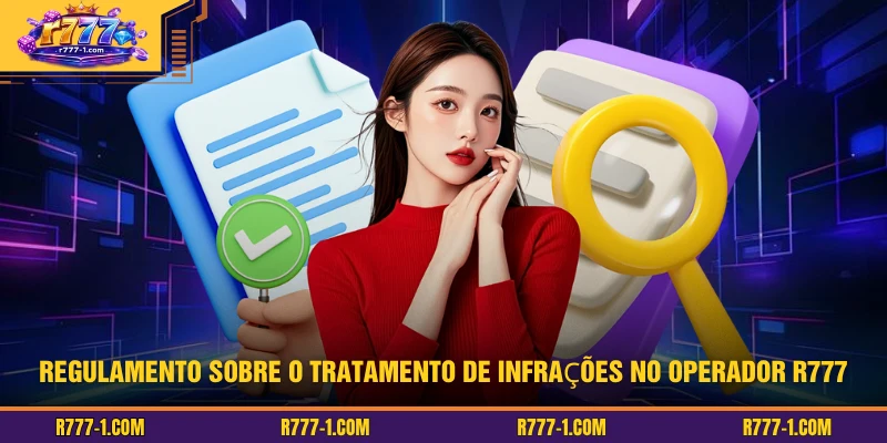 Regulamento sobre o tratamento de infrações no operador R777