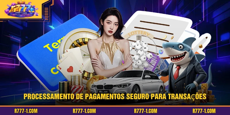 Processamento de pagamentos seguro para transações